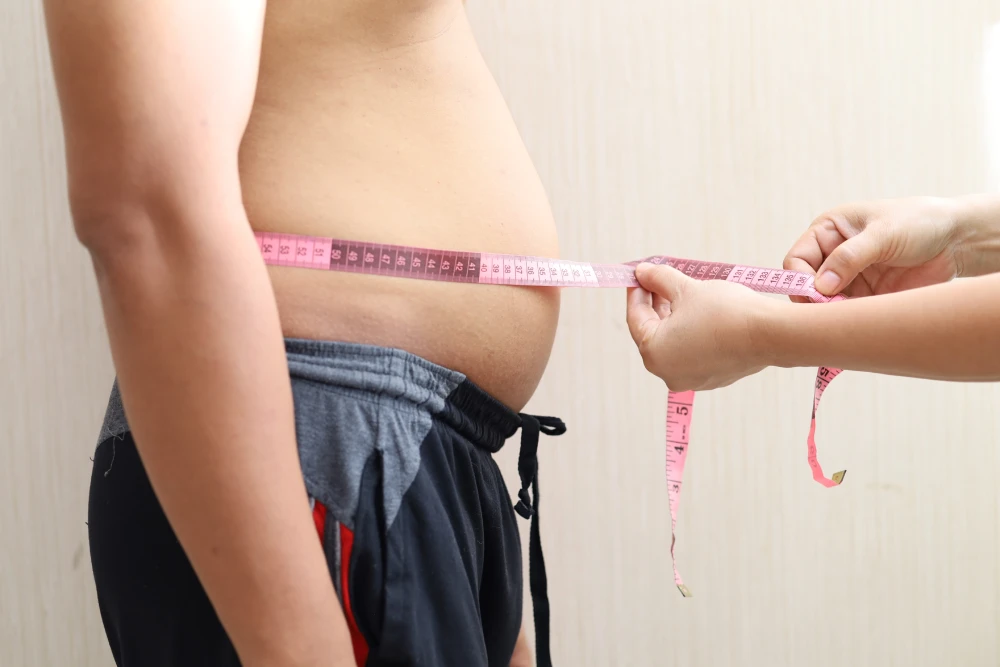Waist assessment for clinical weight loss injection candidates